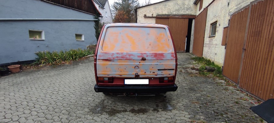 VW T3 in gebrauchtem Zustand sucht neuen Besitzer Baujahr BJ 05/1988