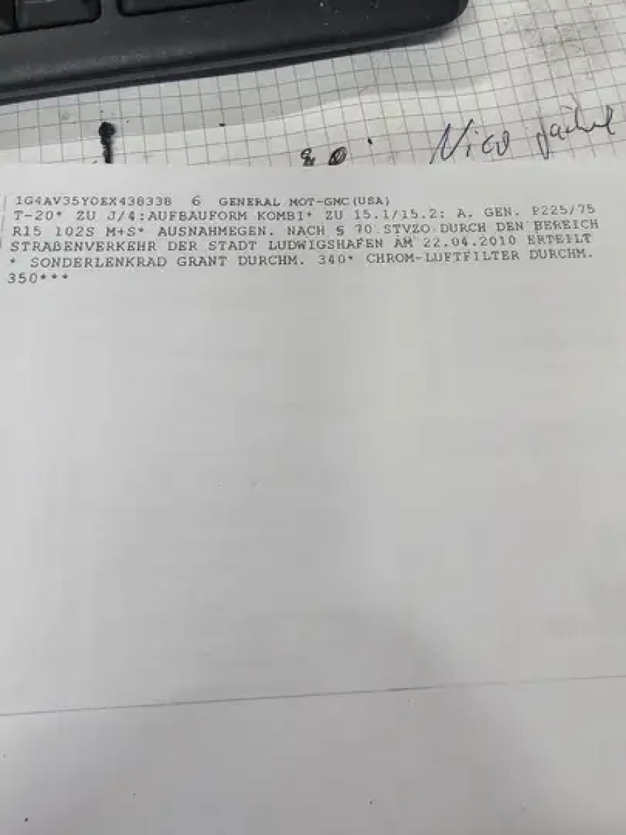 1985er Buick Electra Estate Wagon in gebrauchtem Zustand Baujahr BJ 07/1985