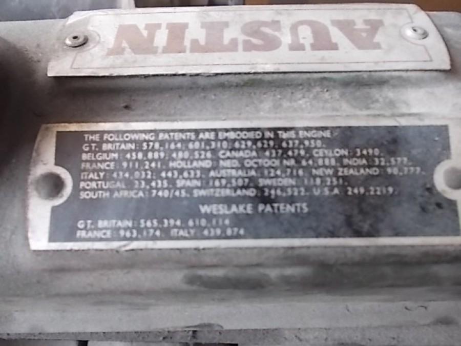 Für Austin Healey Motor zu verkaufen Baujahr BJ -