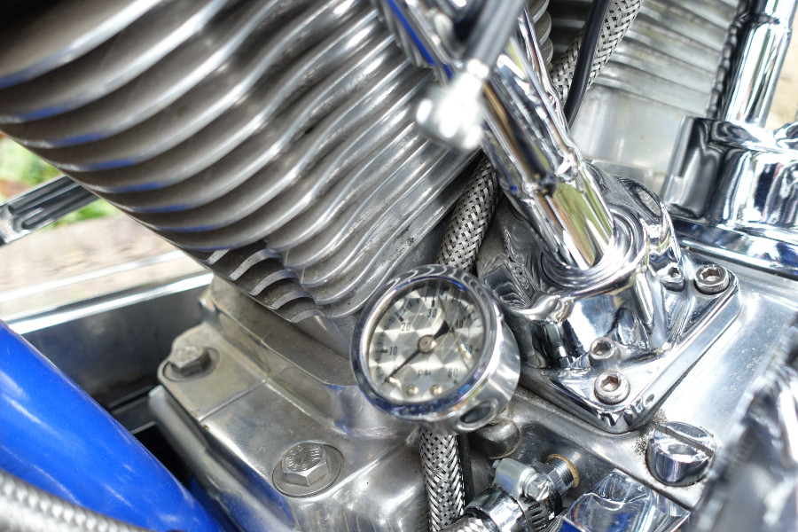 Oldtimer Harley Davidson „Chopper Performance“ Custom Bike Baujahr BJ 07/1988