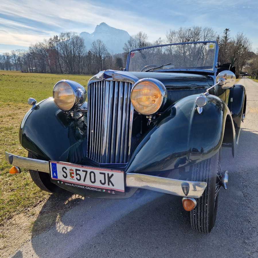 Historisch zugelassen: Sunbeam Talbot BA 10 sports tourer Baujahr BJ 01/1935