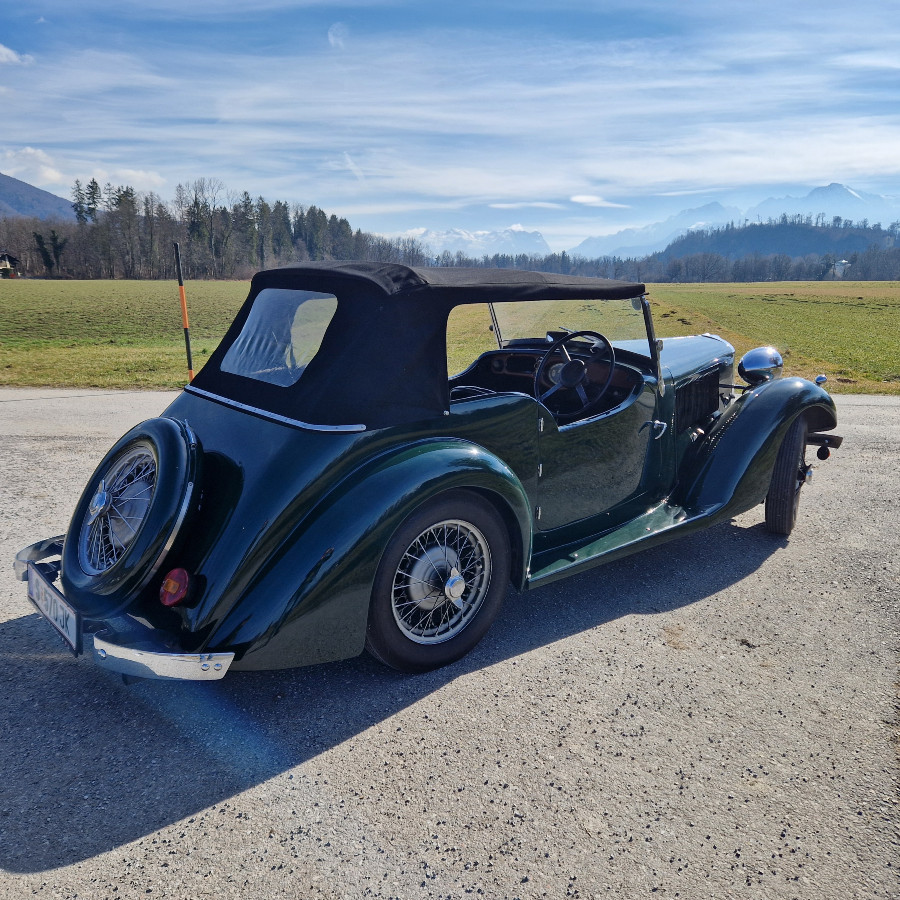 Historisch zugelassen: Sunbeam Talbot BA 10 sports tourer Baujahr BJ 01/1935