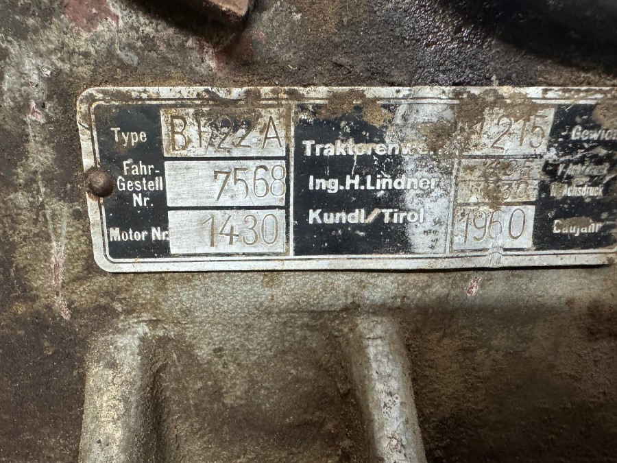 Lindner BF22A in gutem Zustand Baujahr BJ 01/1960