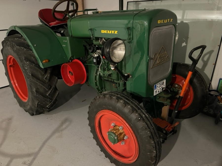 Historisch zugelassen: Deutz F2M315 Stahl in rostfreiem Zustand Baujahr BJ 07/1941