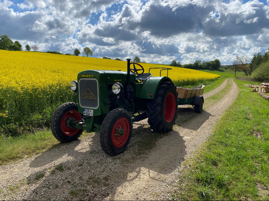 Historisch zugelassen: Deutz F2M315 Stahl in rostfreiem Zustand Baujahr BJ 07/1941