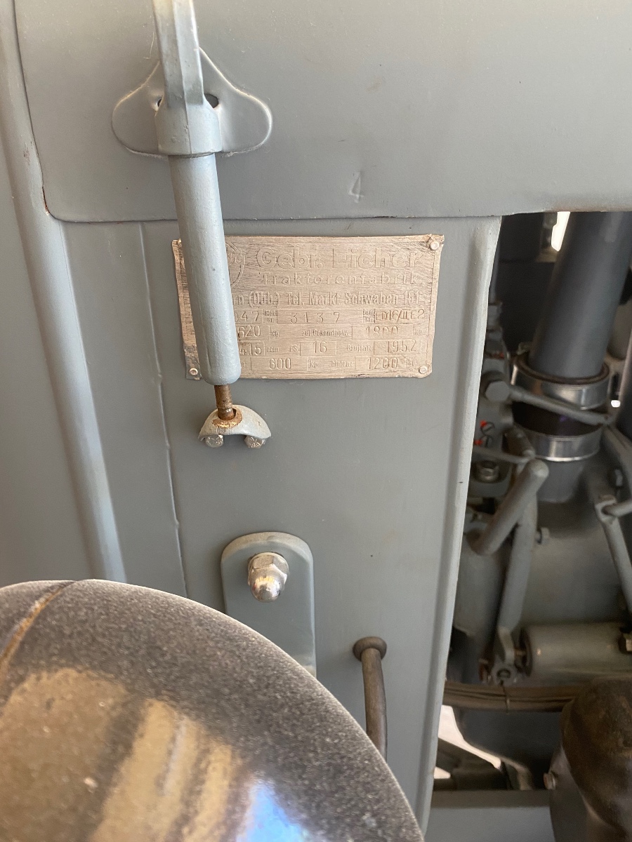 Eicher ED16 guter Zustand Baujahr BJ 02/1952