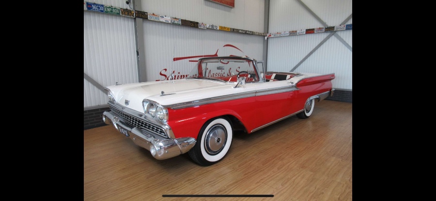 Historisch zugelassen: Ford Fairlane in gebrauchtem Zustand Baujahr BJ 02/1959