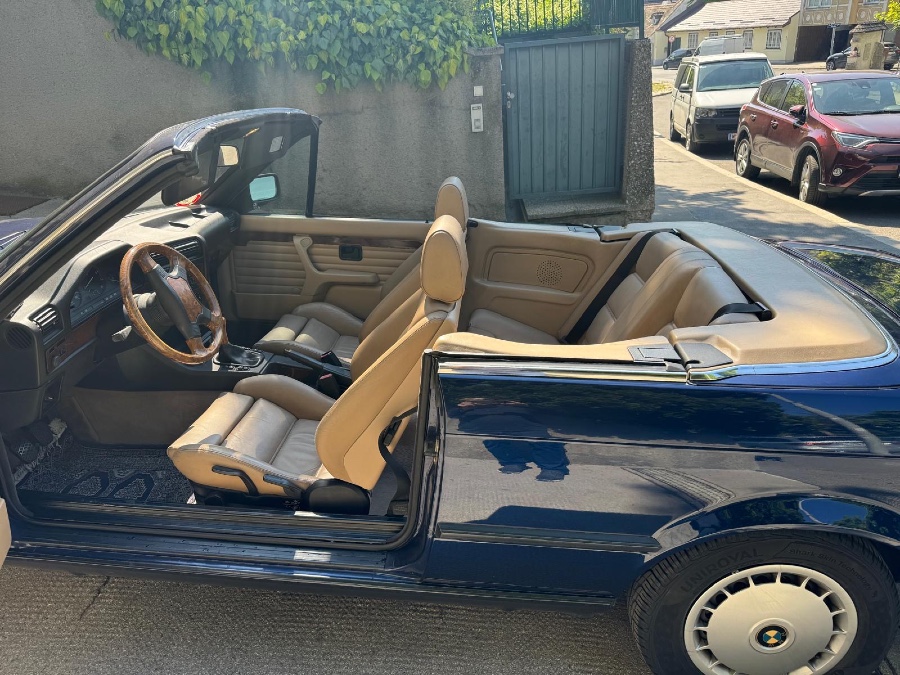 Klassiker BMW 3er 318i Cabriolet in perfektem Zustand mit niedriger Laufleistung Baujahr BJ 03/1991