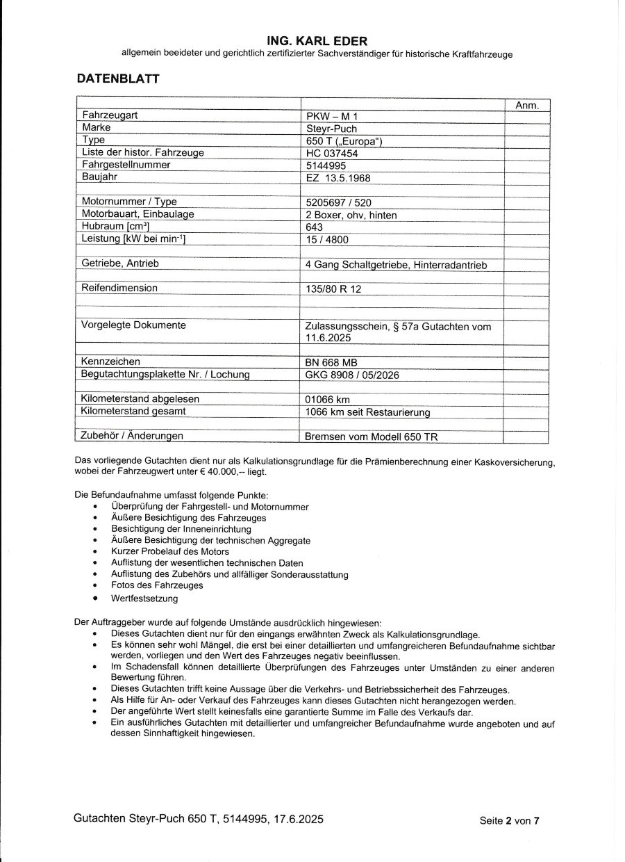 Puch 650 guter Zustand Baujahr BJ 06/1968