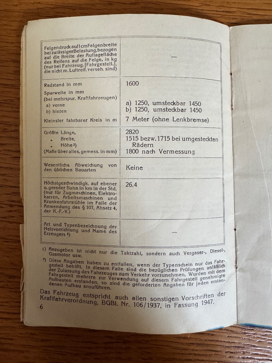 Für Bastler: Steyr 180 Baujahr BJ 01/1950