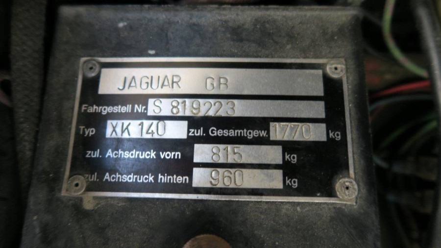 Jaguar XK 140 DHC zu verkaufen Baujahr BJ 05/1956