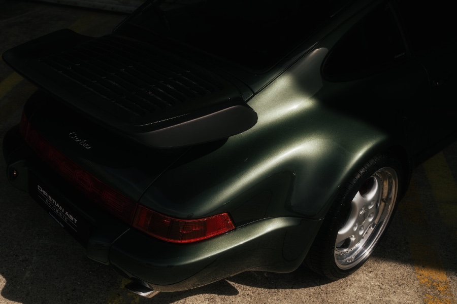 Porsche 964 Turbo oak-green-metallic *Top Zustand* Baujahr BJ 03/1991