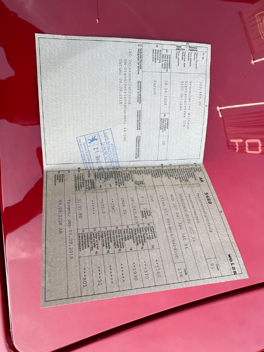 Mercedes Benz SL-Klasse guter Zustand Baujahr BJ 06/1987