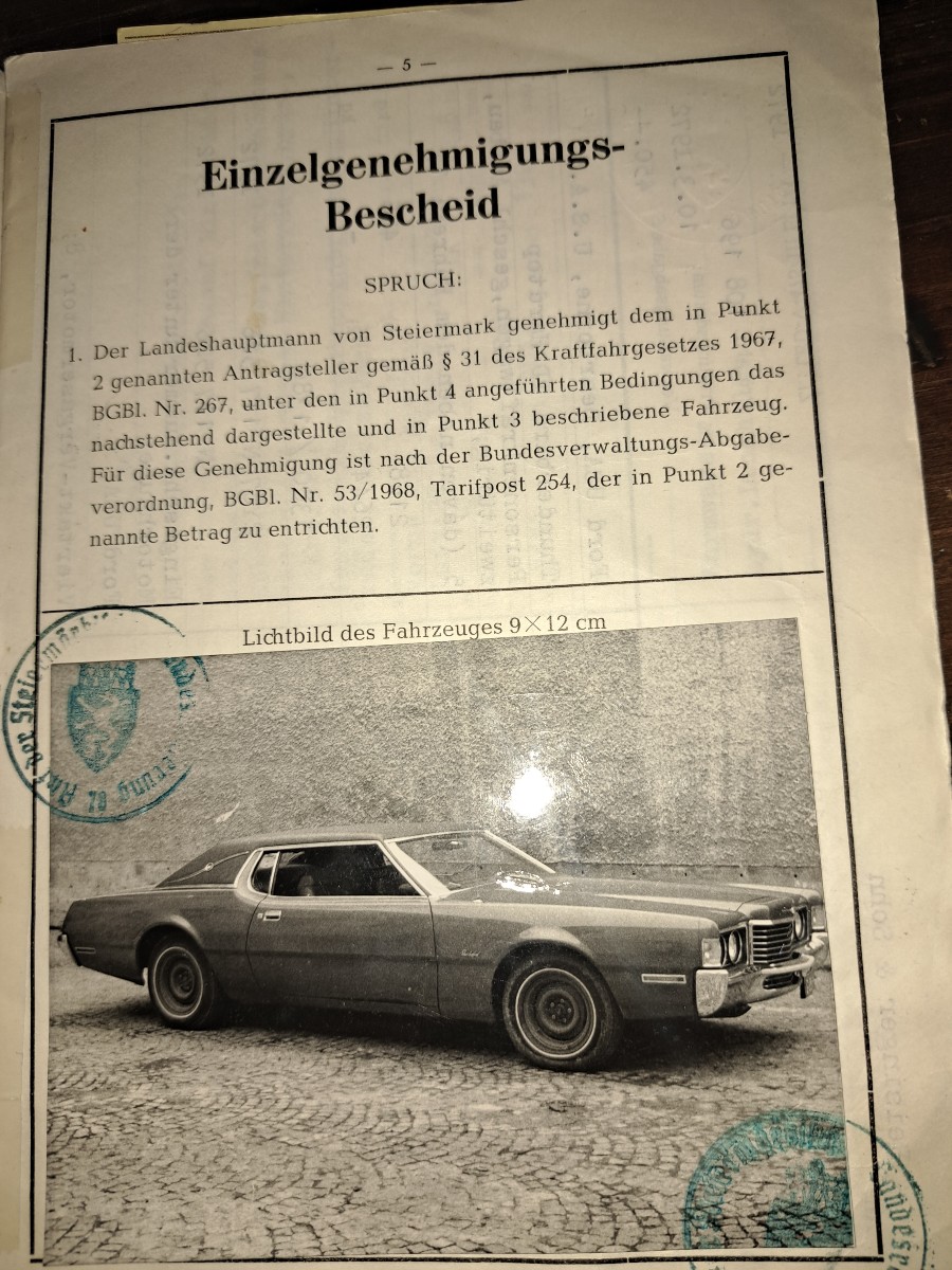 Biete Ford Thunderbird LT guter Zustand Baujahr BJ 01/1972