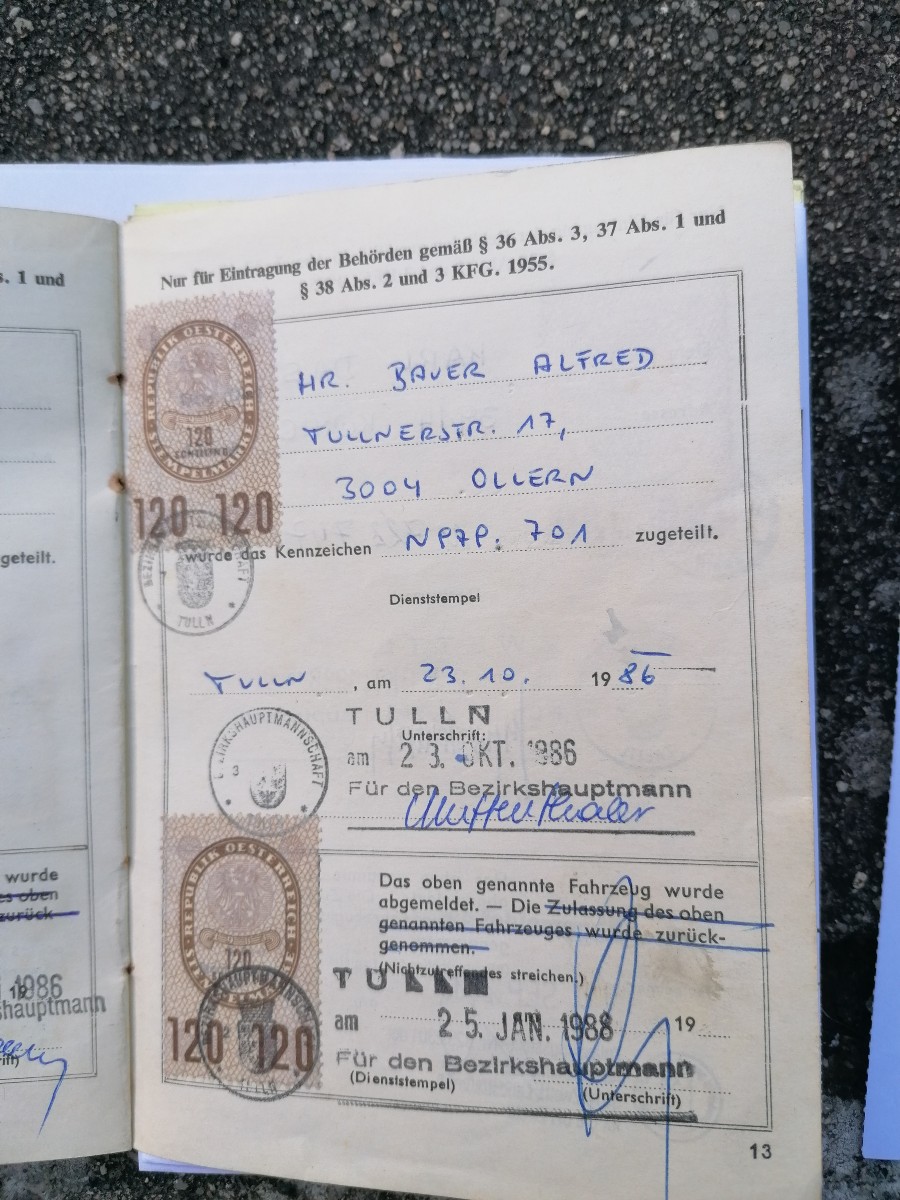 Klassiker Steyr 188 Daimler Puch Model; in gutem Zustand Baujahr BJ 01/1961