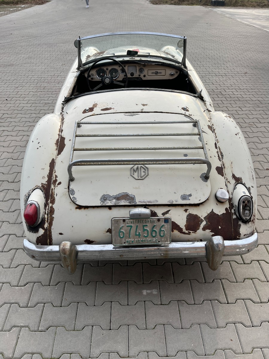 Zu restaurieren: MG MGA steht zum Verkauf Baujahr BJ 01/1959