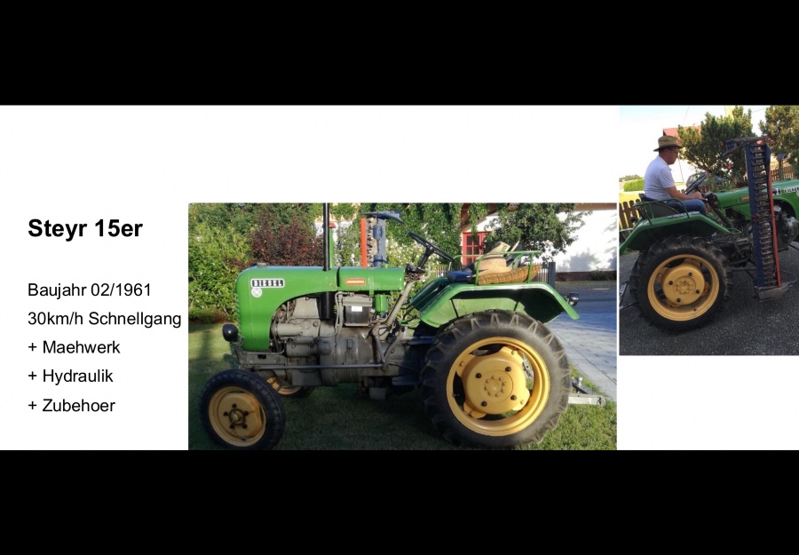 Gebraucht: Steyr 15er steyr in gutem Zustand Baujahr BJ 02/1961