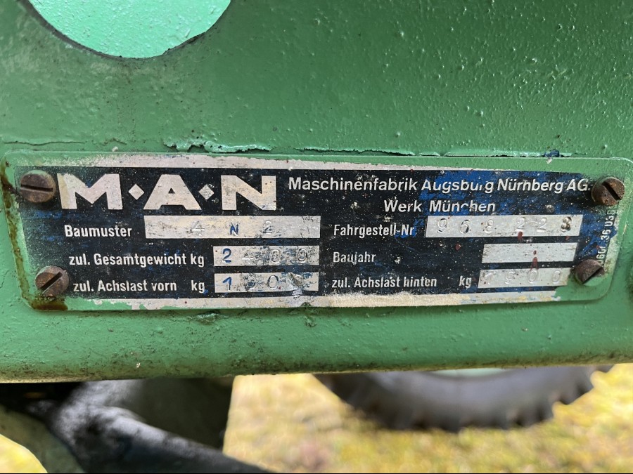 MAN 4N2 Autktionsfahrzeug Baujahr BJ 10/1962