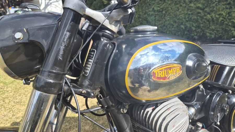 Oldtimer Triumph Boss 350 in gutem Zustand Baujahr BJ 01/1955