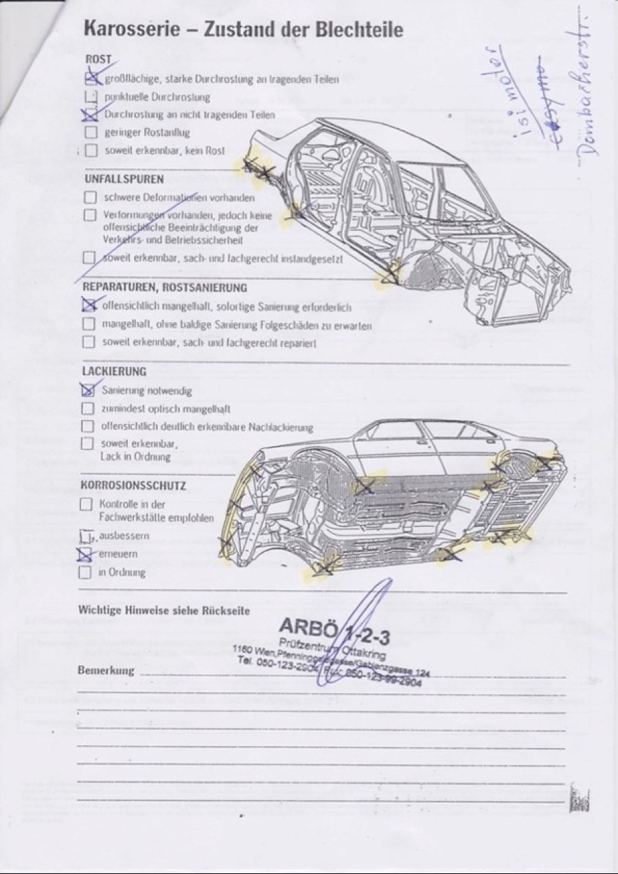 Mercedes 220D Baujahr BJ 05/1976