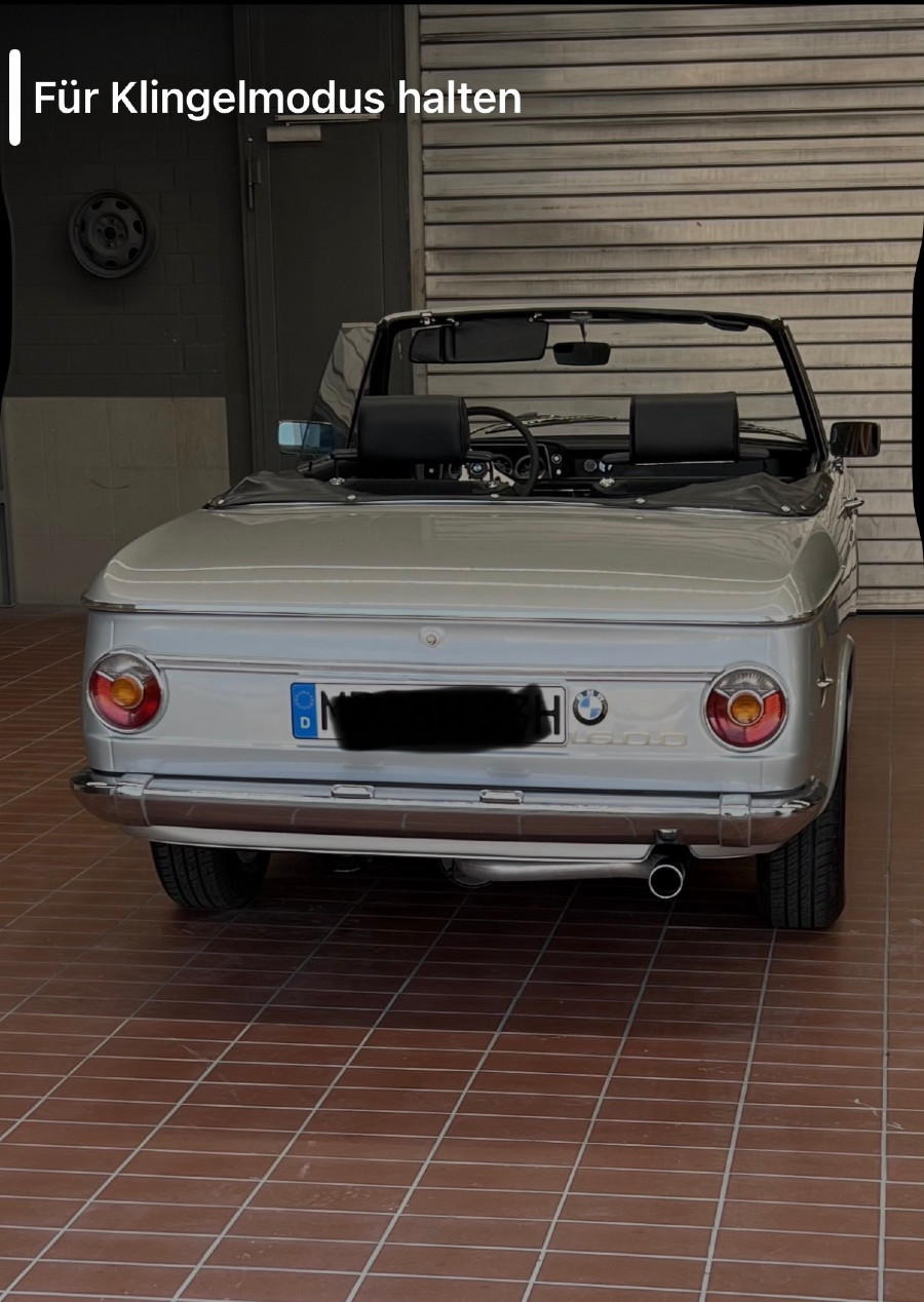 BMW 1600 Cabrio Baujahr BJ 07/1970