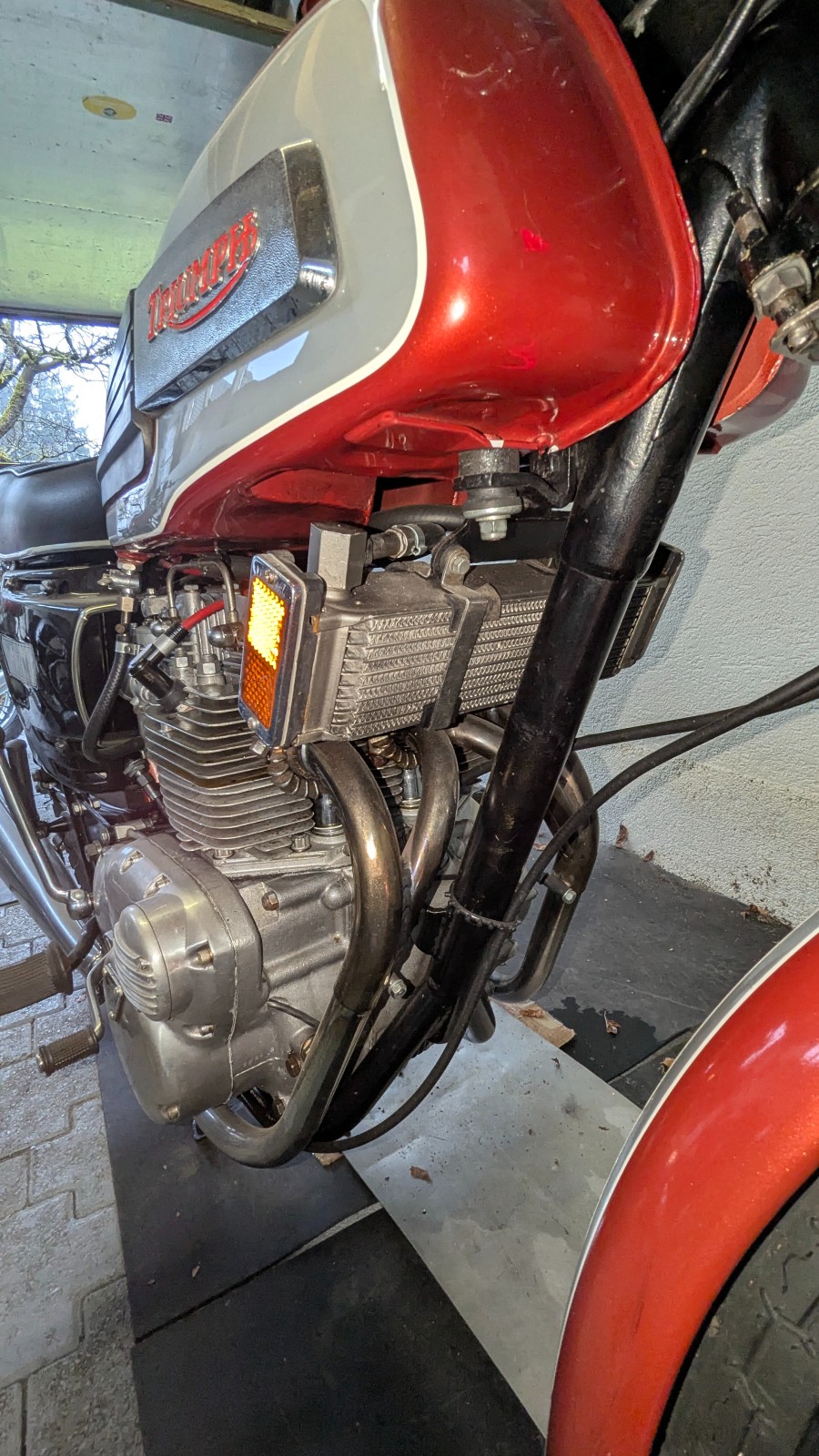 Triumph T150 V Trident in gutem Zustand wenig gelaufen Baujahr BJ 04/1971
