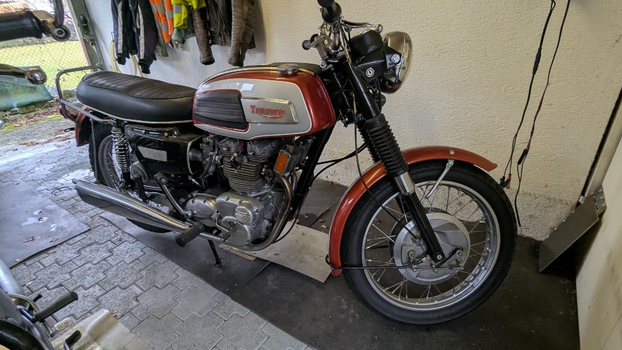 Triumph T150 V Trident in gutem Zustand wenig gelaufen Baujahr BJ 04/1971