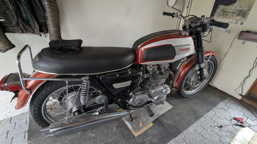 Triumph T150 V Trident in gutem Zustand wenig gelaufen Baujahr BJ 04/1971