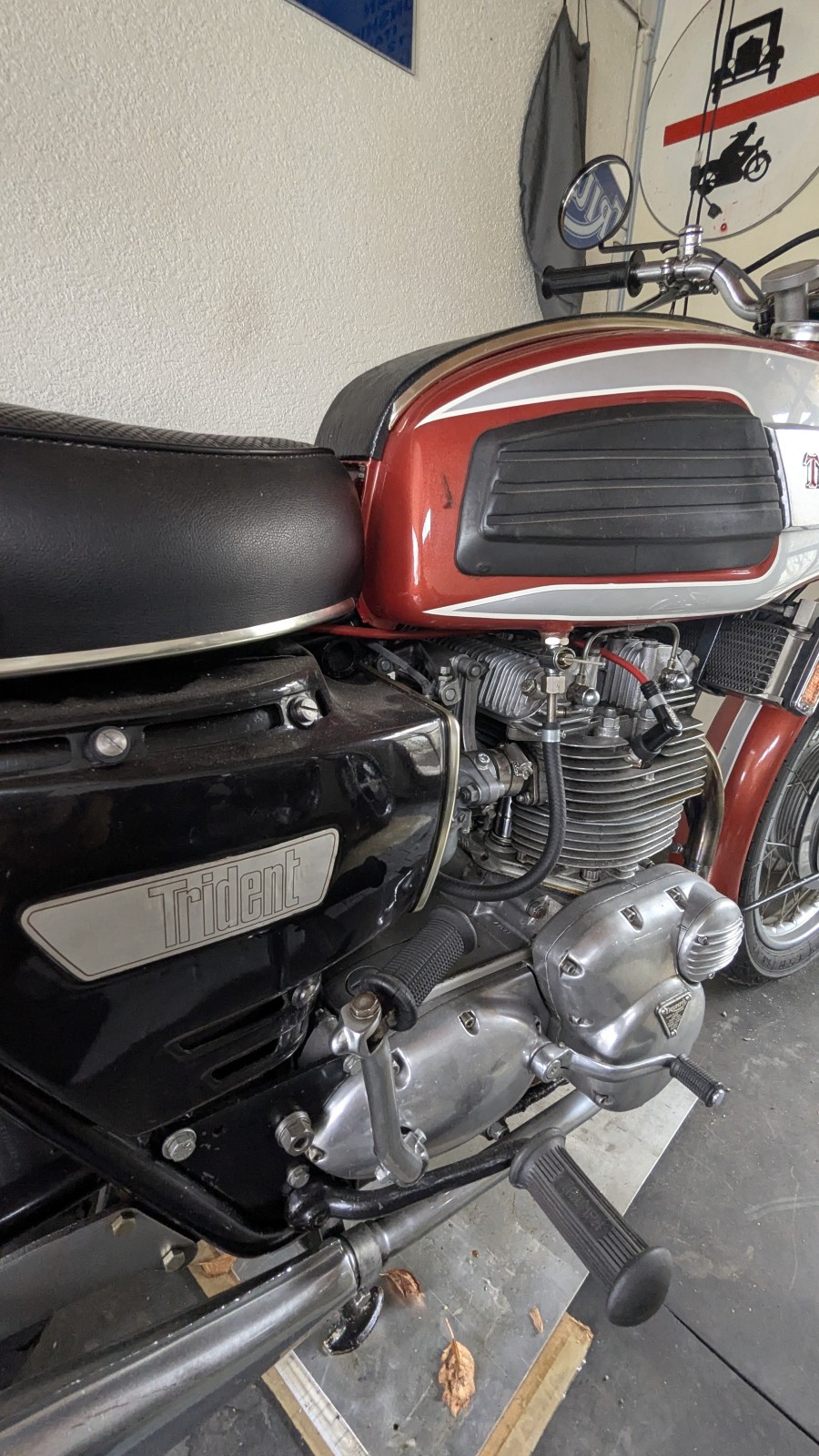 Triumph T150 V Trident in gutem Zustand wenig gelaufen Baujahr BJ 04/1971