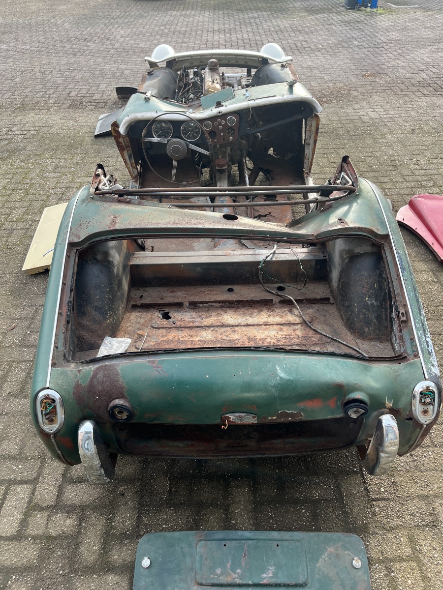 Zu restaurieren: Triumph TR3 A im Angebot Baujahr BJ 01/1959