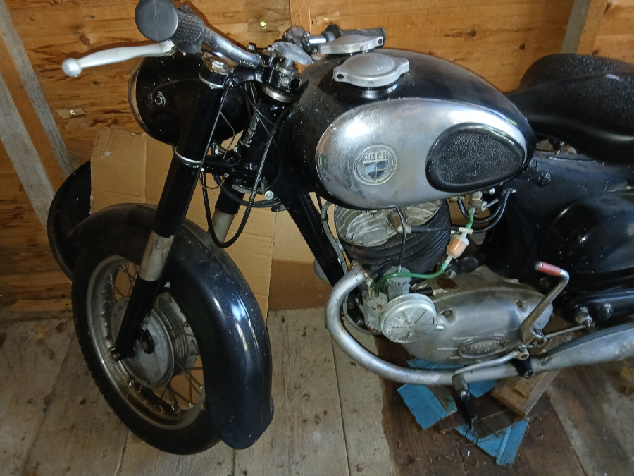 Puch 250 SGS mit Mängeln mit niedrigem Kilometerstand Baujahr BJ 09/1954