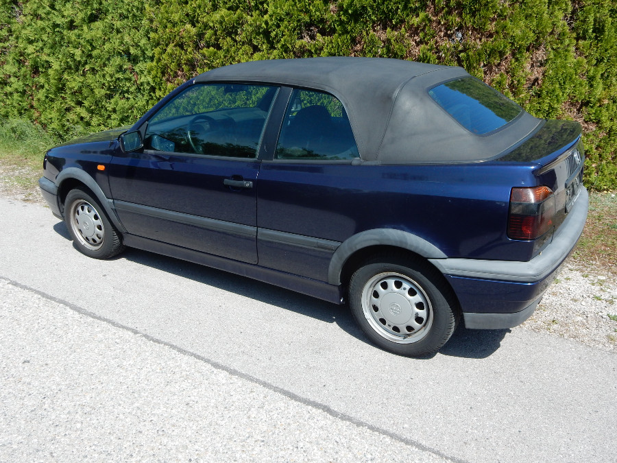 VW Golf 3 Cabrio in rostfreiem Zustand sucht neuen Besitzer Baujahr BJ 07/1987