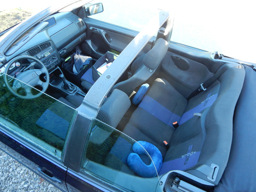 VW Golf 3 Cabrio in rostfreiem Zustand sucht neuen Besitzer Baujahr BJ 07/1987