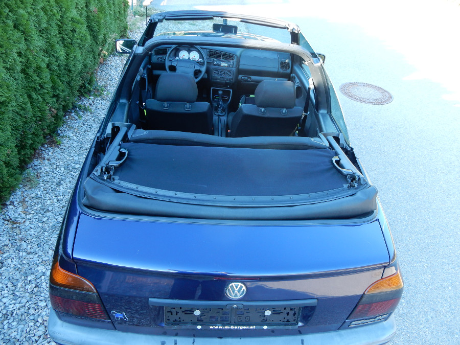 VW Golf 3 Cabrio in rostfreiem Zustand sucht neuen Besitzer Baujahr BJ 07/1987