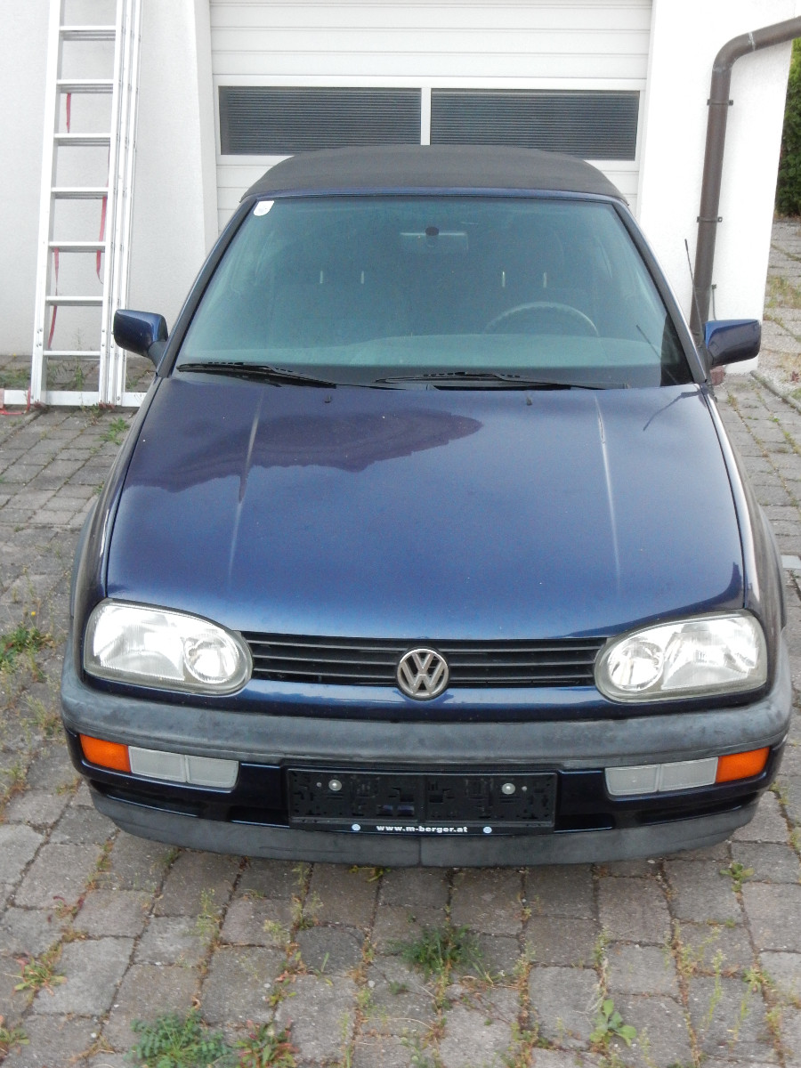 VW Golf 3 Cabrio in rostfreiem Zustand sucht neuen Besitzer Baujahr BJ 07/1987