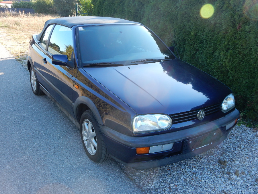 VW Golf 3 Cabrio in rostfreiem Zustand sucht neuen Besitzer Baujahr BJ 07/1987