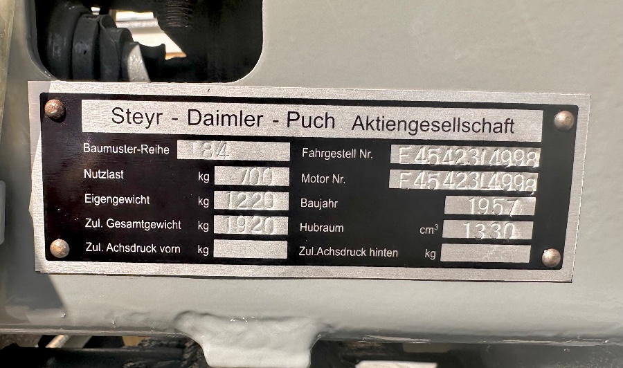 Top Zustand: Steyr t84 sucht neuen Besitzer Baujahr BJ 01/1957