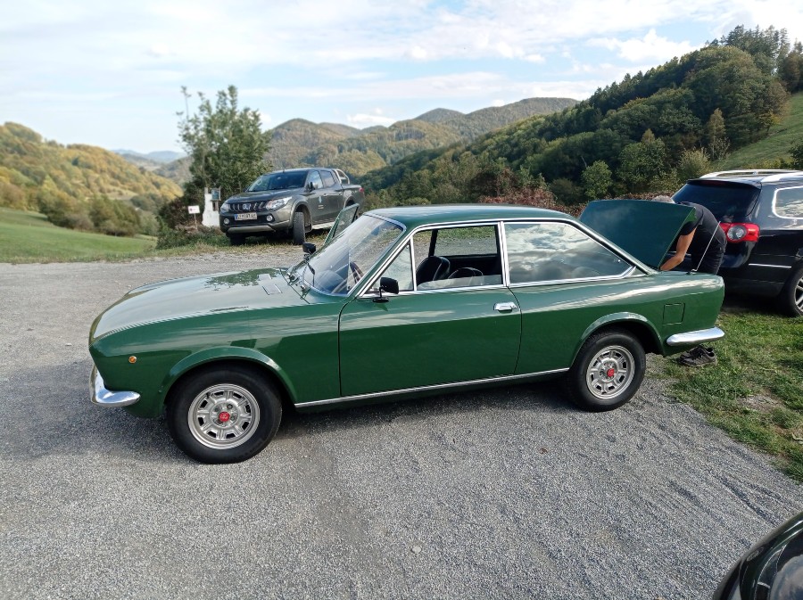 Fiat 124 Sport Coupé gut erhalten mit niedrigem Kilometerstand Baujahr BJ 07/1972