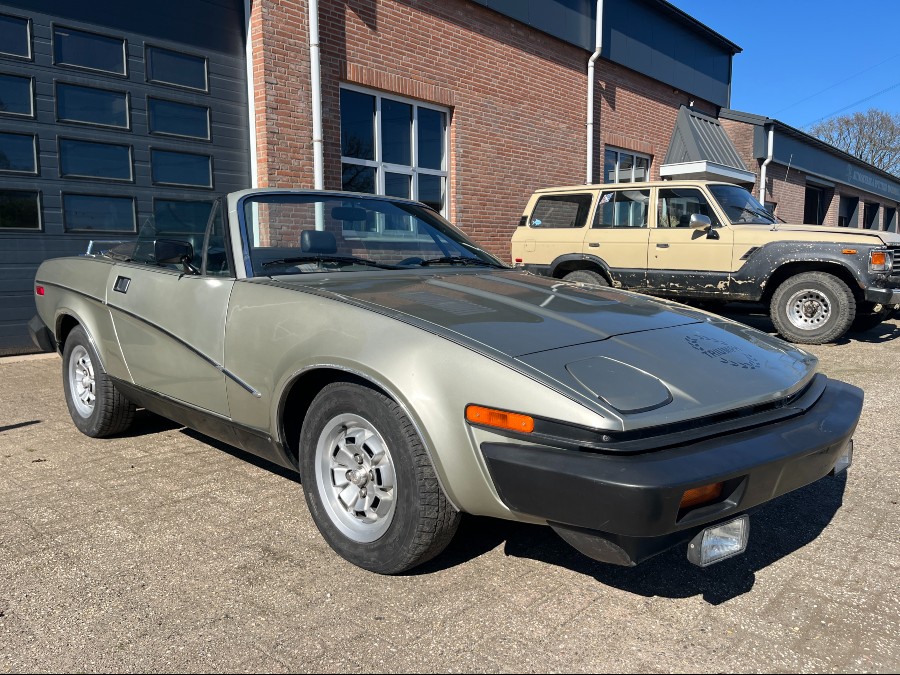 1980er Triumph TR7 cabrio in gebrauchtem Zustand Baujahr BJ 01/1980