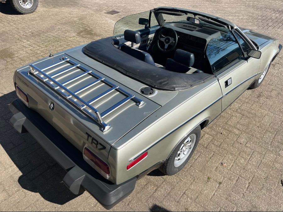 1980er Triumph TR7 cabrio in gebrauchtem Zustand Baujahr BJ 01/1980