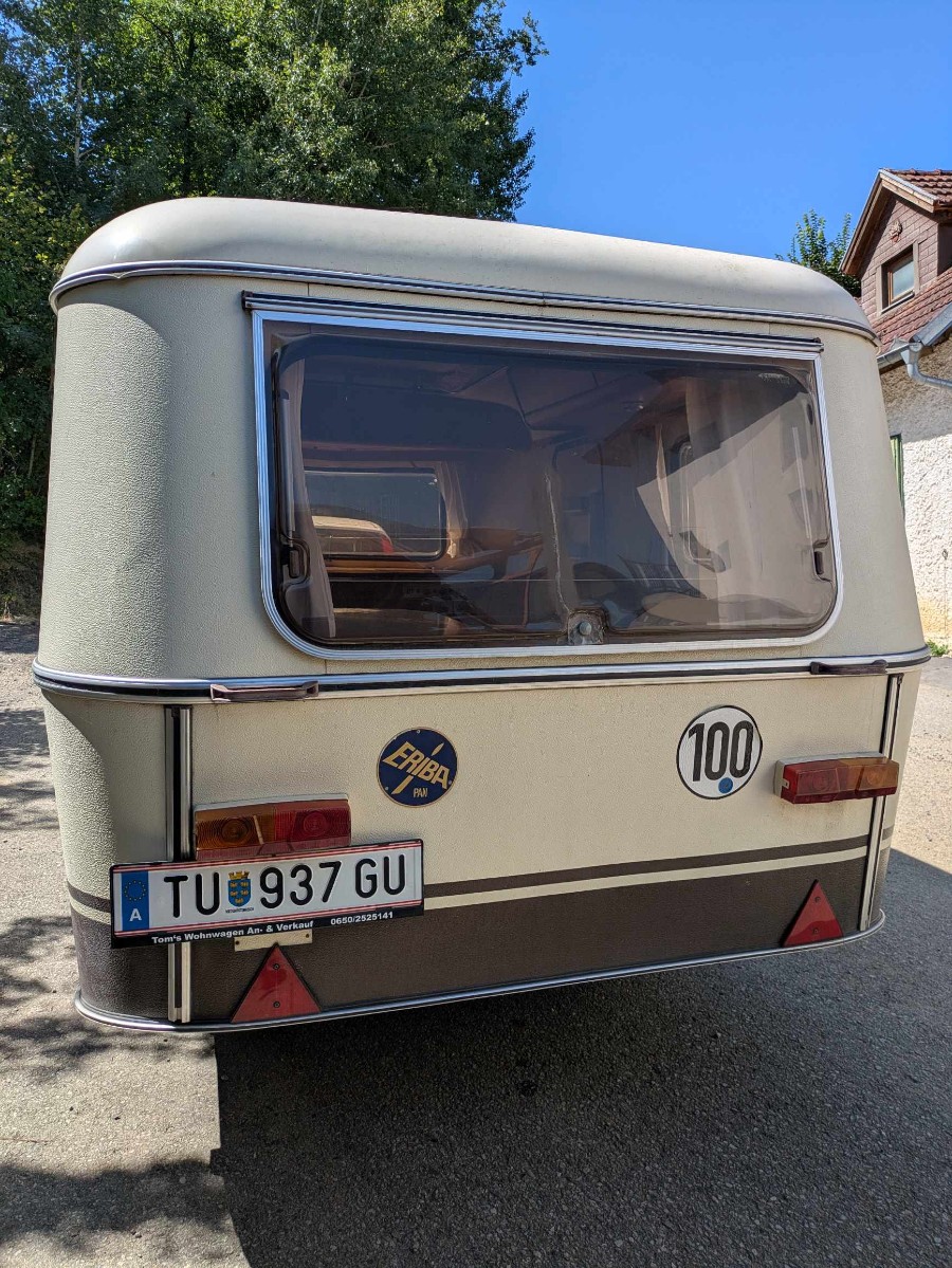 Hymer Eriba Pan Familia Touring Wohnwagen in rostfreiem Zustand Baujahr BJ 07/1985