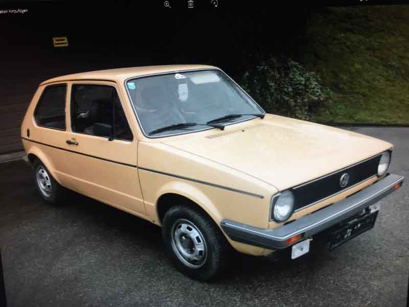 VW Golf I Baujahr BJ -