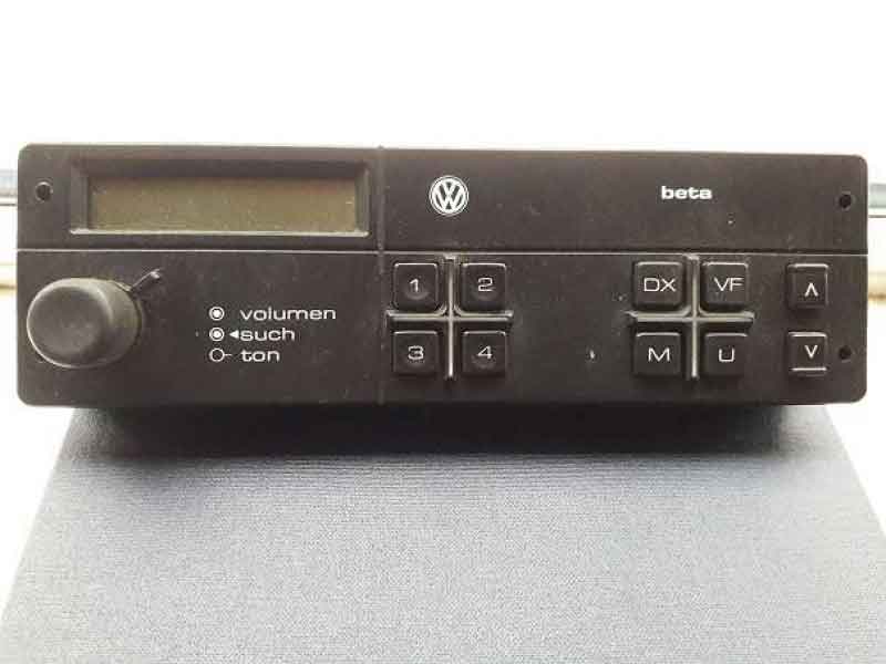 Oldtimer-Autoradio, original VW: Grundig Beta FTZ 21501 S Baujahr BJ -