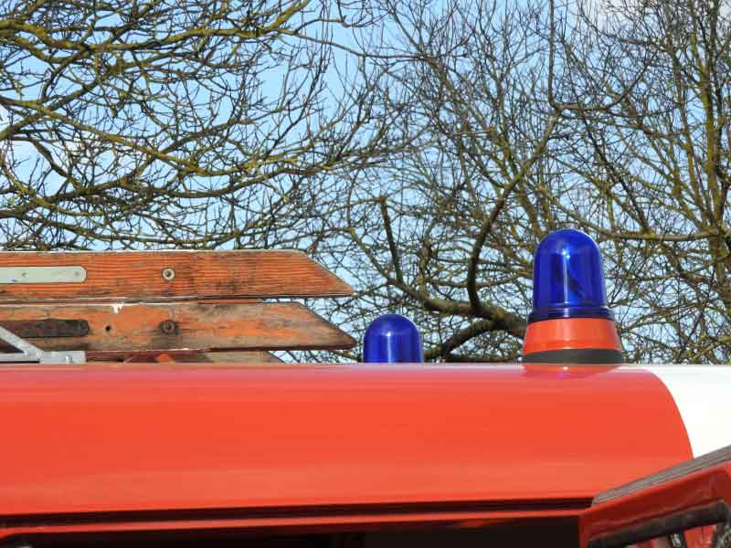 Der Traum aller Jungs ñ ein Feuerwehrauto. Ford Transit FT 130, EZ 1972, Baujahr BJ -