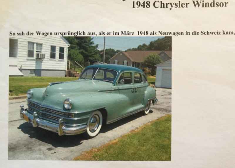 Chrysler Windsor Step Side Van, weltweites Einzelstück!!!! PREISREDUKTION!!!! Baujahr BJ -