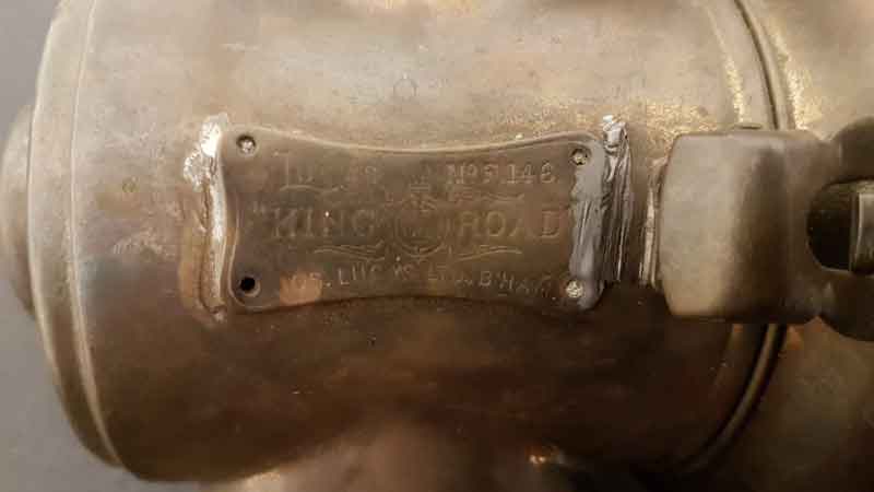 Lucas Lampenpaar aus 1900-1920 King of Road Baujahr BJ -