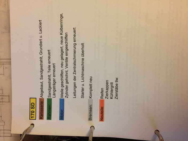 Mercedes Benz 170 Baujahr BJ -