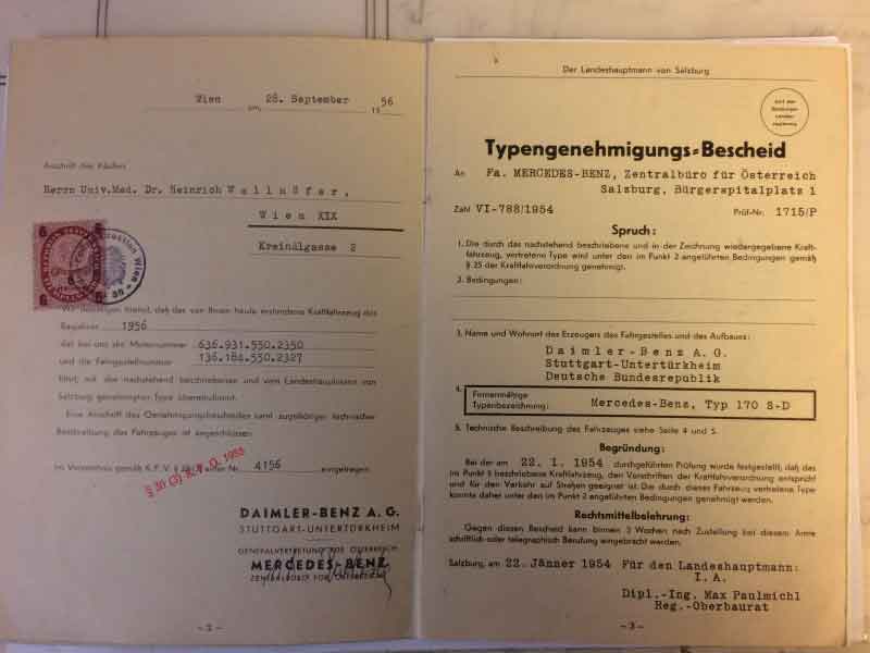 Mercedes Benz 170 Baujahr BJ -