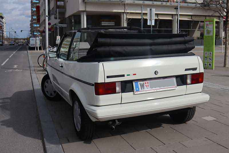 VW Golf 1 Cabrio - wunderschöner Klassiker mit grofler Wertsteigerung Baujahr BJ -