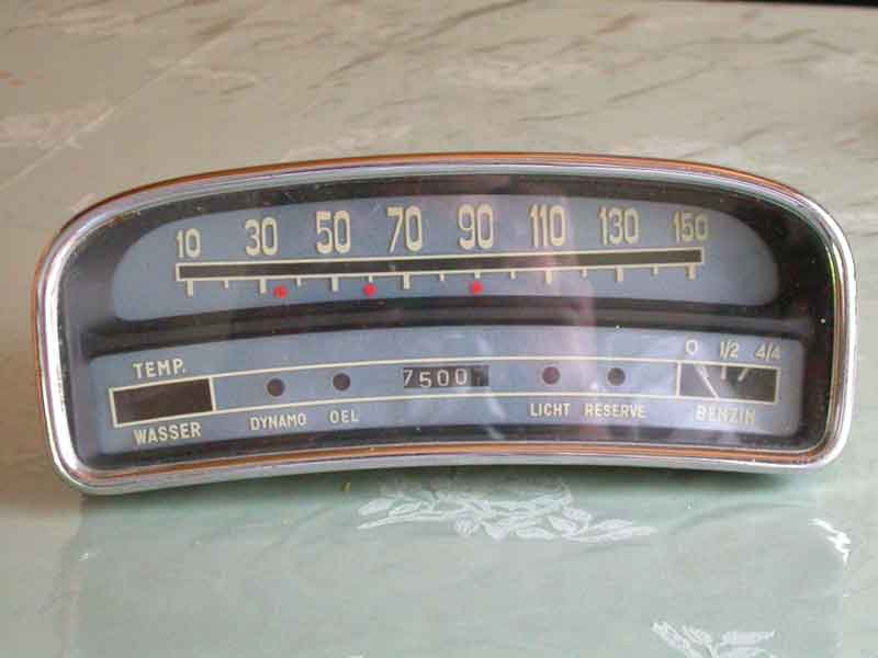 Fiat NSU Neckar, Tacho Baujahr BJ -